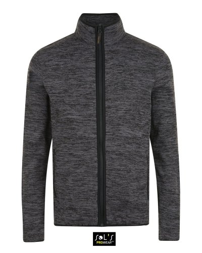 Felpa unisex in pile Turbo Grigio Scuro / Nero