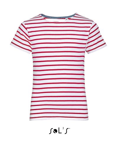 T-Shirt Miles kids Bianco / Rosso