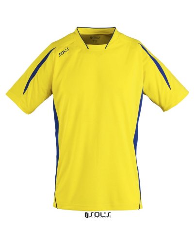 T-shirt Maracana 2 ssl Giallo Limone / Blu Royal