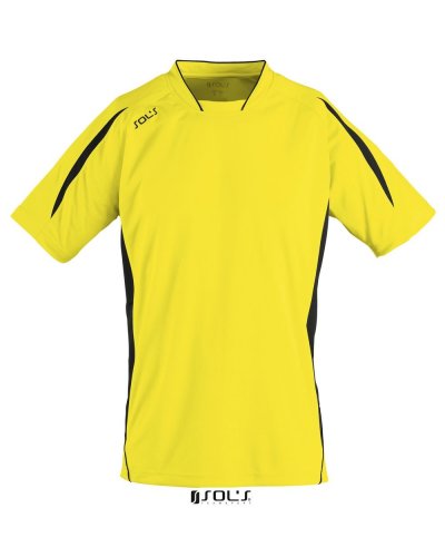 T-shirt Maracana 2 ssl Giallo Limone / Nero