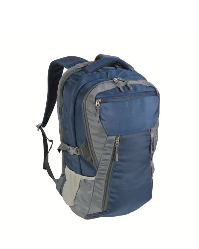 Zaino in nylon 8 tasche con moschettone