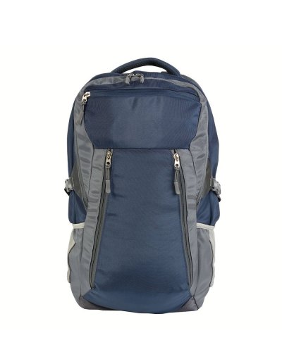 Zaino in nylon 8 tasche con moschettone