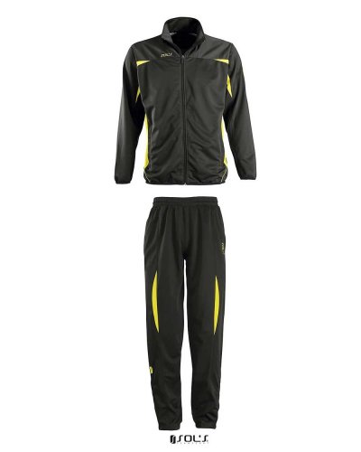 Tuta da ginnastica Camp Nou Nero-Giallo Limone / Nero