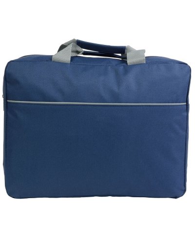 Cartella con chiusura lampo Blu scuro