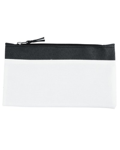 Pochette in poliestere Nero
