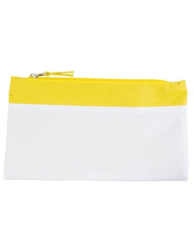 Pochette in poliestere Giallo