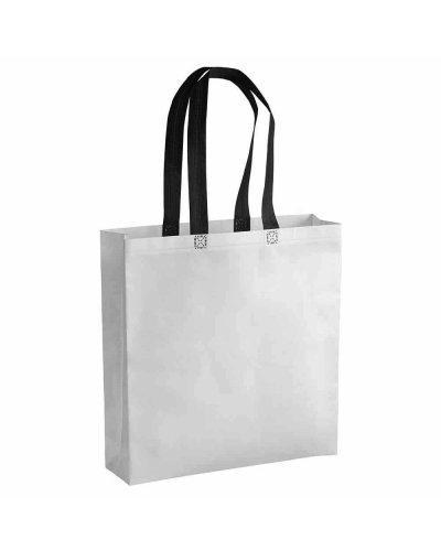 Shopper in TNT laminato termosaldato Nero