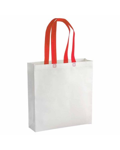 Shopper in TNT laminato termosaldato Rosso