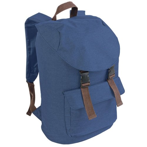 Zaino in poliestere melange Blu scuro