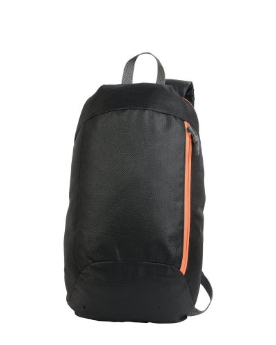 Zaino nero con particolari colorati