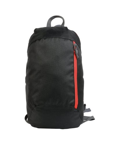 Zaino nero con particolari colorati
