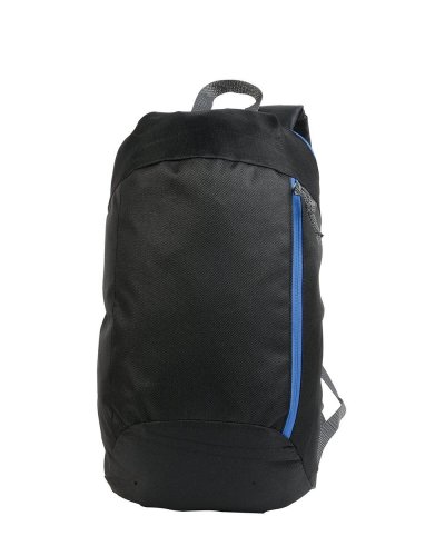 Zaino nero con particolari colorati