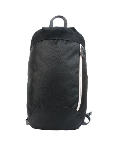 Zaino nero con particolari colorati