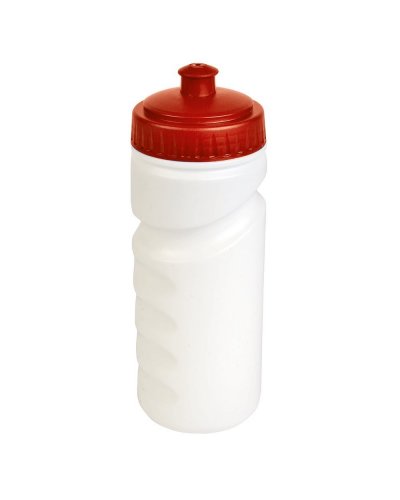 Borraccia con tappo colorato 500 ml Rosso