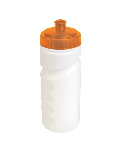 Borraccia con tappo colorato 500 ml Arancione