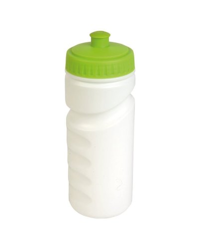 Borraccia con tappo colorato 500 ml Verde mela