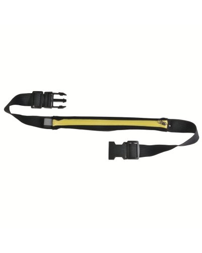 Marsupio slim in tessuto elastico Giallo