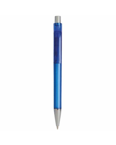 Penna a scatto trasparente colorata