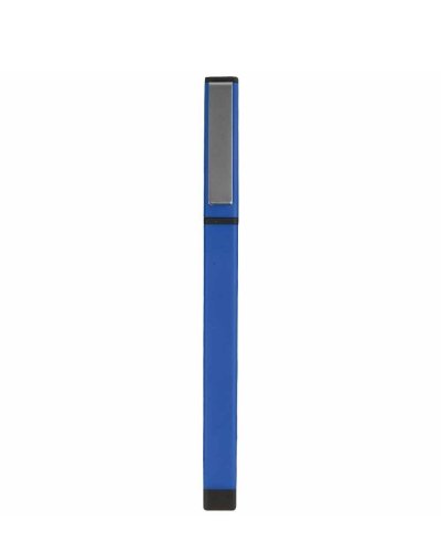 Penna a sfera in plastica gommata Blu Royal