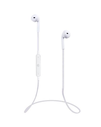 Auricolari stereo bluetooth con microfono Bianco/nero