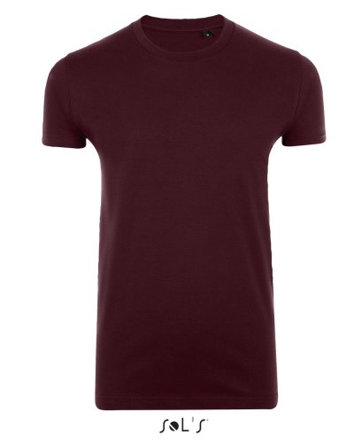T-shirt Imperial fit Rosso Borgogna