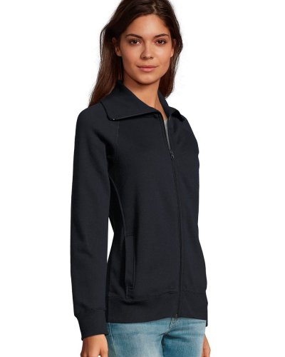 Felpa donna con zip Soda