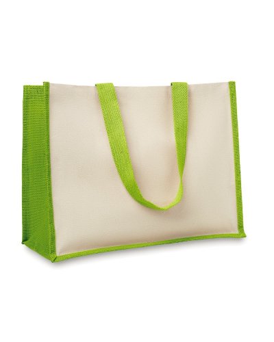 Shopper in Juta - CAMPO DE FIORI Lime