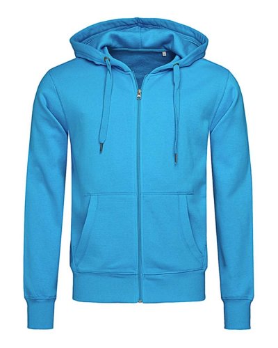 Felpa con zip e cappuccio Hawaii Blue