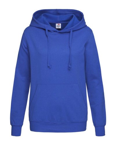 felpa donna con cappuccio Classic Bright Royal