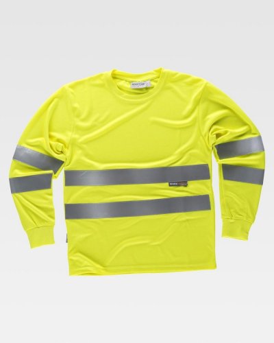 T-shirt alta visibilità maniche lunghe Classe II
