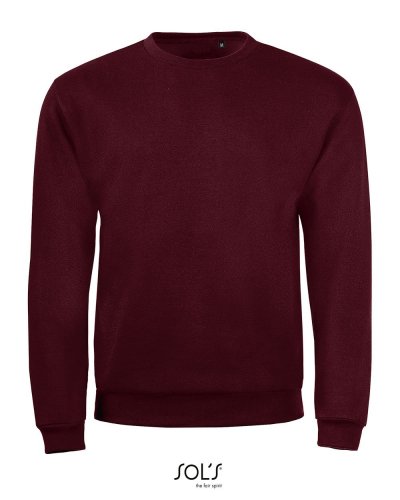 Felpa girocollo classica Spider Rosso Borgogna