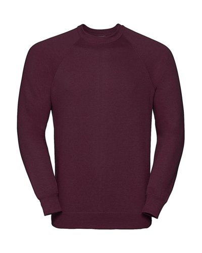 Felpa classica manica raglan Burgundy