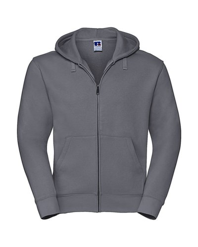 Felpa Authentic con zip e cappuccio Convoy Grey