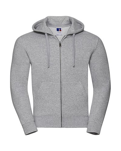 Felpa Authentic con zip e cappuccio Light Oxford