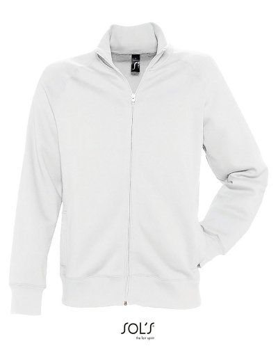 Felpa con zip Sundae Bianco