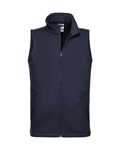 Gilet Smart SoftShell interno in micropile French Navy