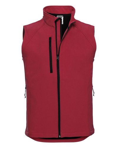 Gilet Softshell Uomo Classic Red