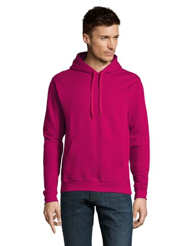 Felpa unisex con cappuccio Fucsia