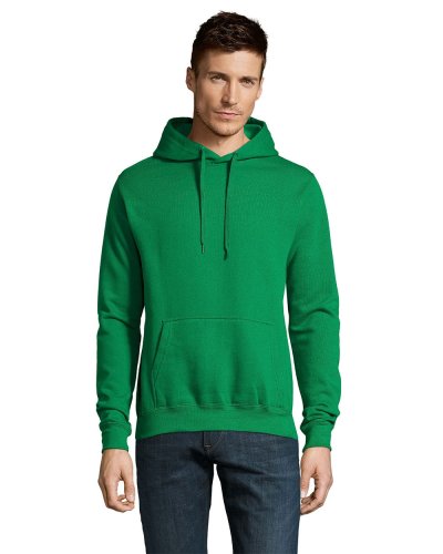 Felpa unisex con cappuccio Verde Prato