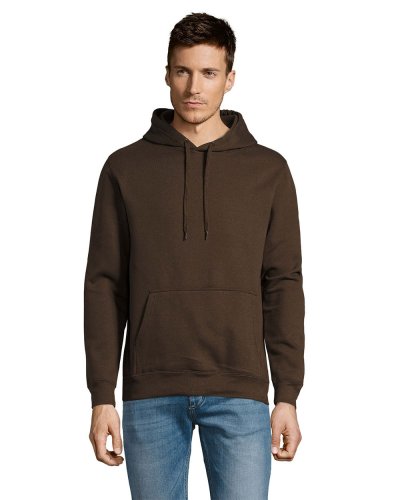 Felpa unisex con cappuccio Cioccolato
