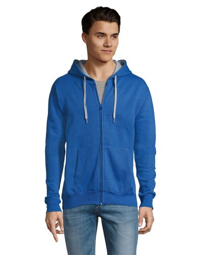 Felpa Soul men con cappuccio foderato Blu Royal