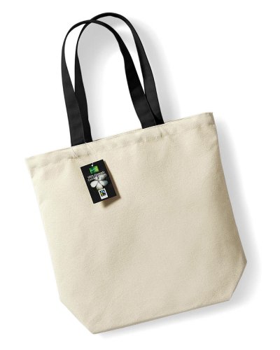 Shopper Fairtrade Camden Natural/Black