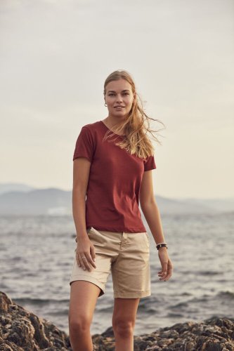 Basic-T Ladies by : T-shirt donna cotone, regular fit, vari colori
