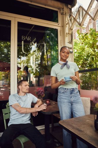 Basic-T Ladies by : T-shirt donna cotone, regular fit, vari colori