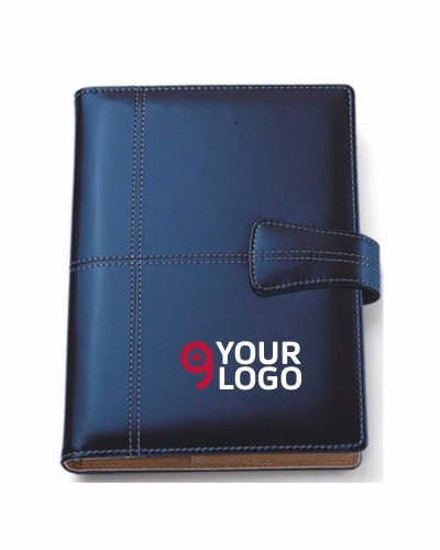 Agenda Giornaliera in similpelle con porta card