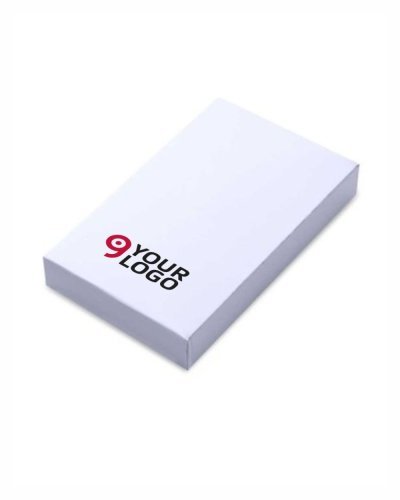 Astuccio 9x15 cm in cartoncino leggero, colore neutro