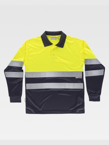 Camisa de alta visibilidad de manga larga amarilla Clase 2 EN ISO 2047