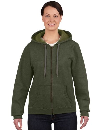 Felpa donna Vintage cappuccio e cerniera intera