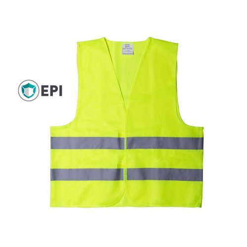 Gilet alta visibilità Kross CE con strisce riflettenti