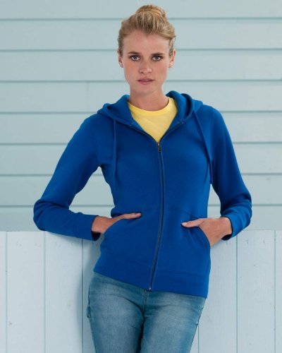 Felpa donna Authentic Full Zip e cappuccio